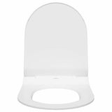 vidaXL Toiletbril Verstelbaar Wit 50 x 36,5 x 5 cm Polypropyleen