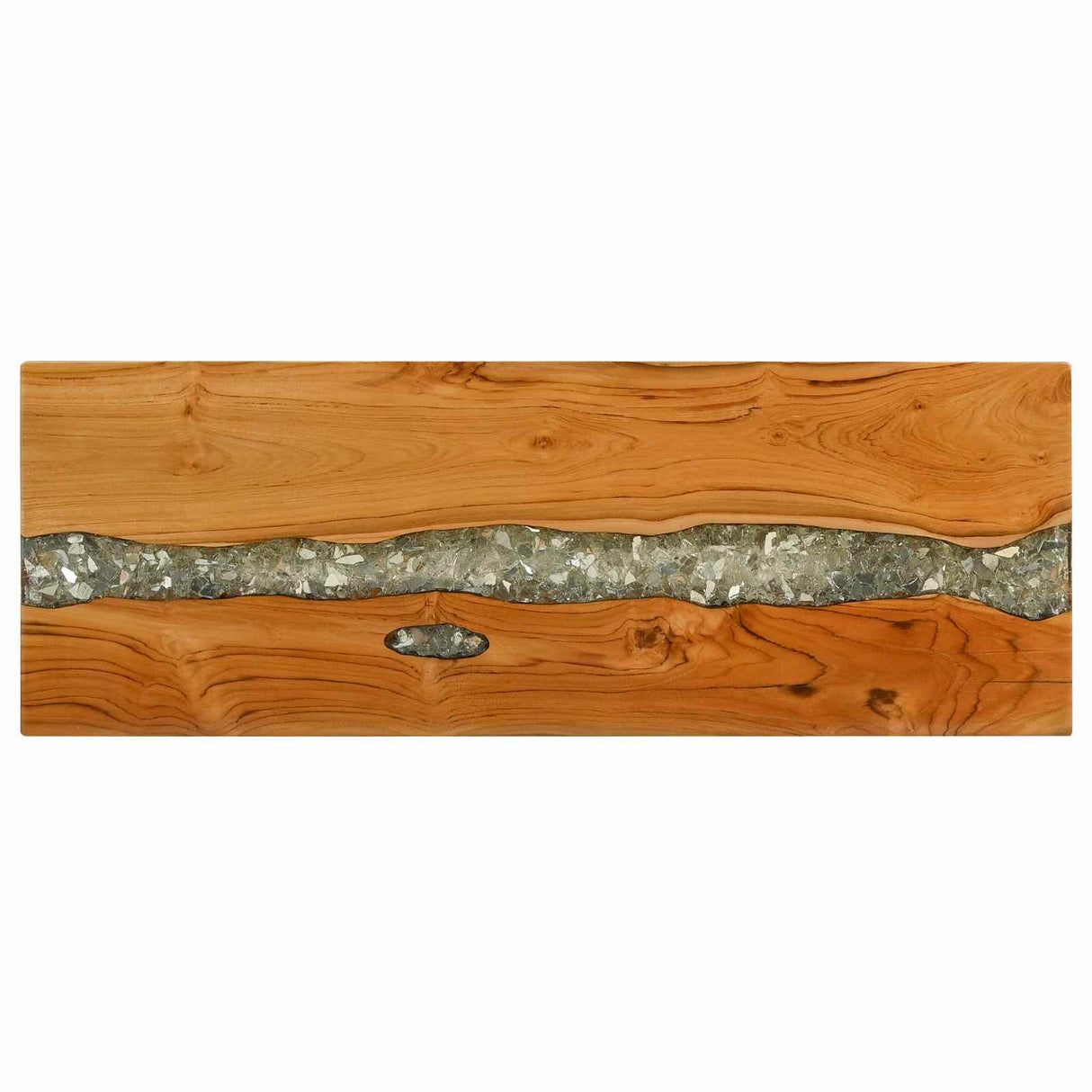 vidaXL Consoletafel Bruin 100 x 35 x 75 cm Massief Teakhout