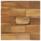 vidaXL Opbergkruk Bruin 40 x 40 x 45 cm Massief Teakhout