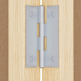 vidaXL Mededelingenbord Wit 80 x 80 x 1.4 cm Massief grenenhout