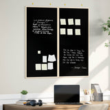 vidaXL Mededelingenbord Wit 80 x 80 x 1.4 cm Massief grenenhout