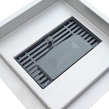 vidaXL Dot doucheafvoer Zilver 15 x 15 cm Roestvrij staal 304
