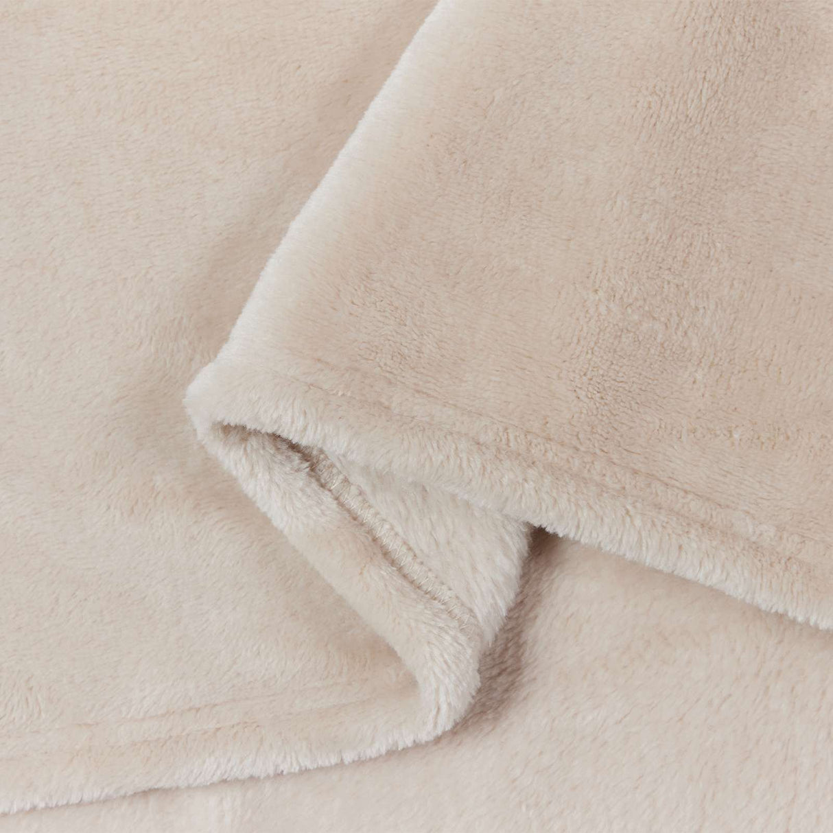 vidaXL plaid Beige 130 x 150 cm 0.5 kg Fleece
