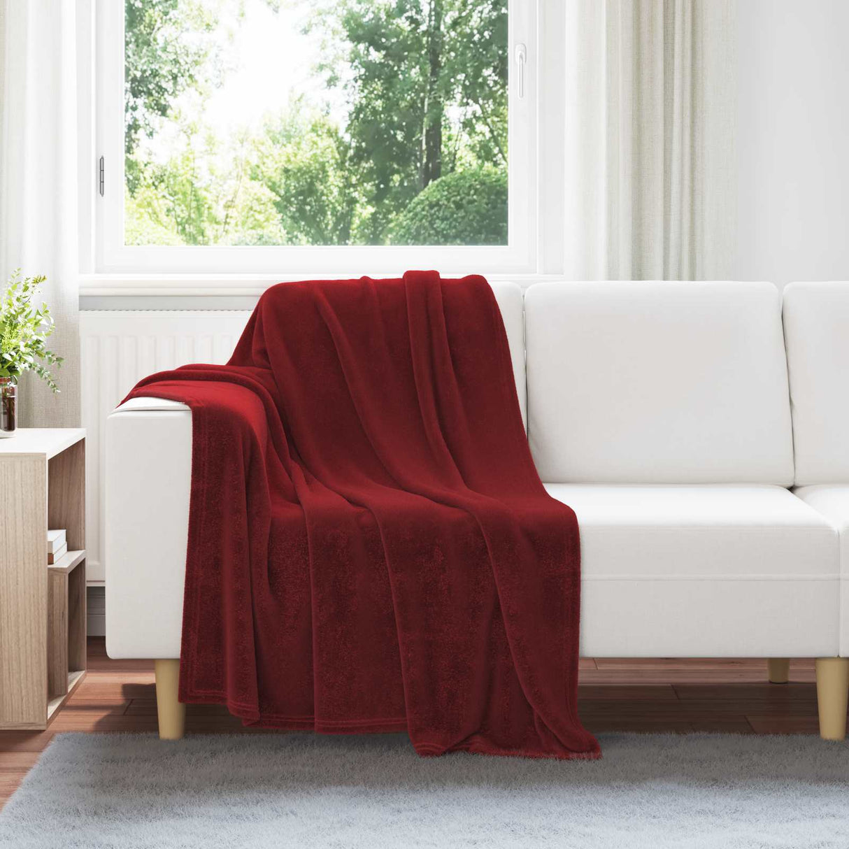 vidaXL plaid Beige 130 x 150 cm 0.5 kg Fleece