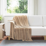 vidaXL plaid Beige 130 x 150 cm 0.5 kg Fleece