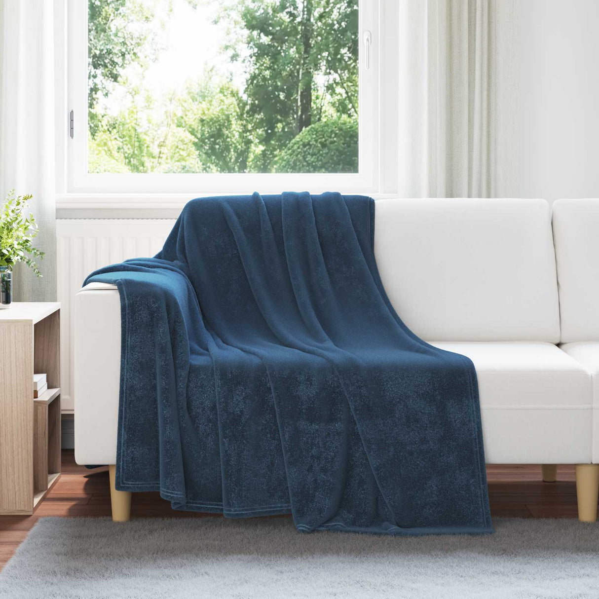 vidaXL plaid Beige 130 x 150 cm 0.5 kg Fleece