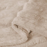 vidaXL Dekentje Beige 150 x 130 cm 0.45 kg Fleece