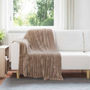 vidaXL Dekentje Beige 150 x 130 cm 0.45 kg Fleece