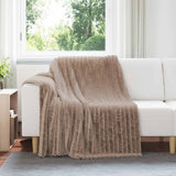 vidaXL Dekentje Beige 150 x 130 cm 0.45 kg Fleece