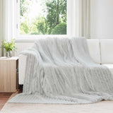 vidaXL Dekentje Beige 150 x 130 cm 0.45 kg Fleece