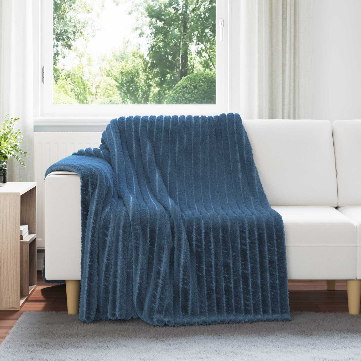 vidaXL Dekentje Beige 150 x 130 cm 0.45 kg Fleece