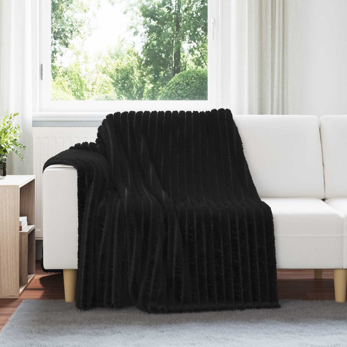 vidaXL Dekentje Beige 150 x 130 cm 0.45 kg Fleece