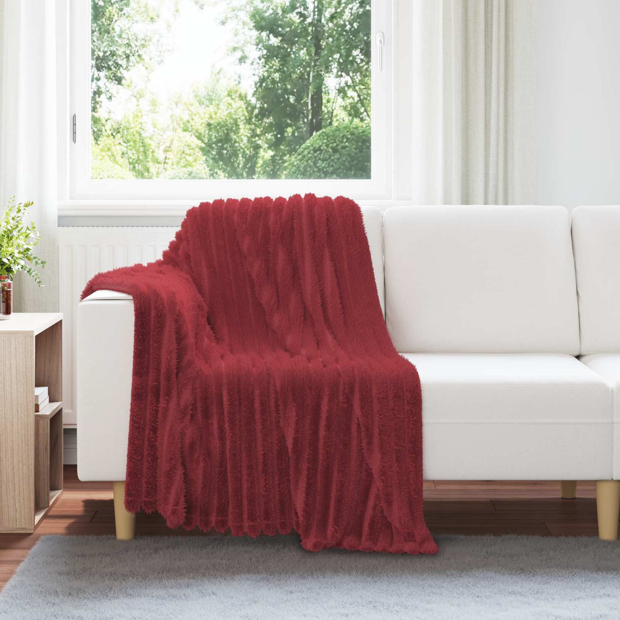 vidaXL Dekentje Beige 150 x 130 cm 0.45 kg Fleece
