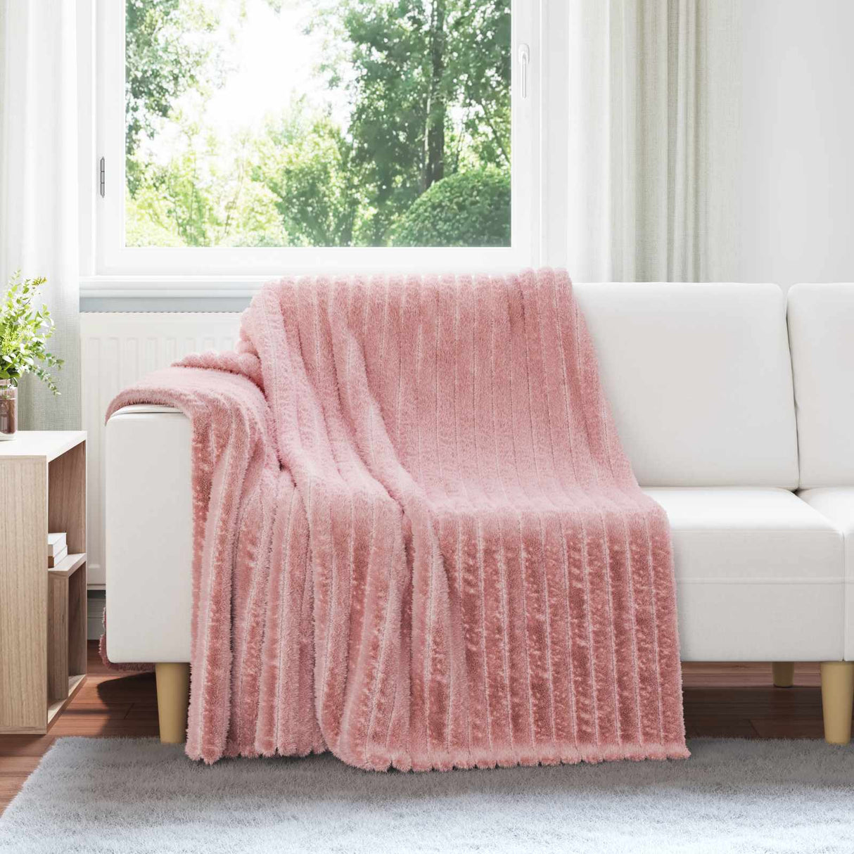vidaXL Dekentje Beige 150 x 130 cm 0.45 kg Fleece