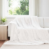 vidaXL Dekentje Beige 150 x 130 cm 0.45 kg Fleece