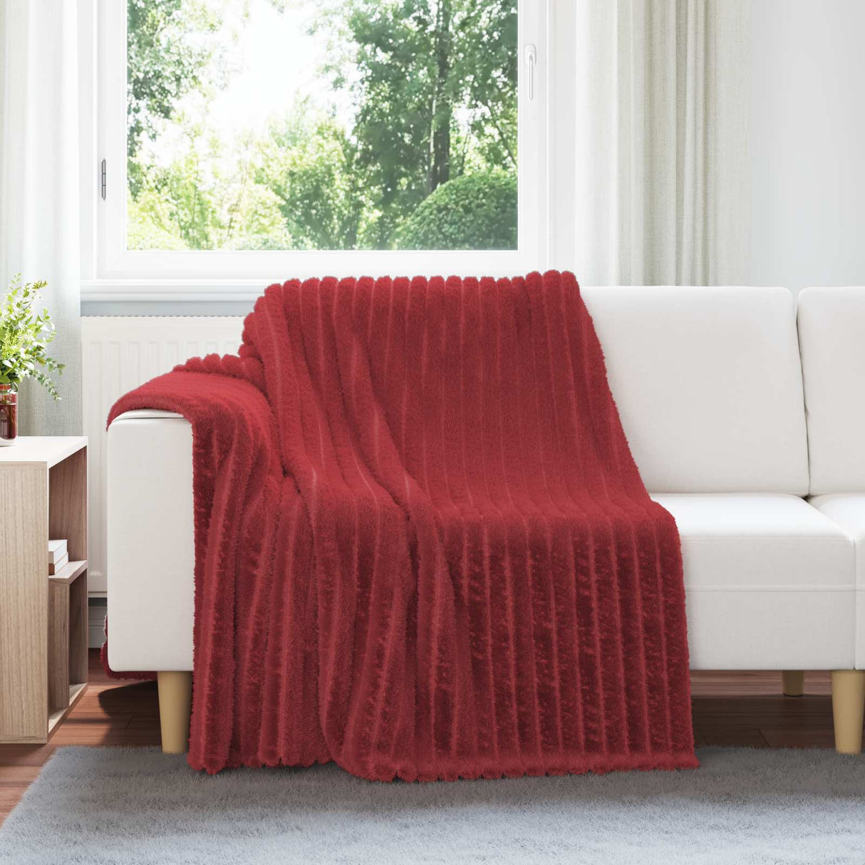 vidaXL Dekentje Beige 150 x 130 cm 0.45 kg Fleece