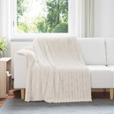 vidaXL Dekentje Beige 150 x 130 cm 0.45 kg Fleece
