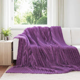 vidaXL Dekentje Beige 150 x 130 cm 0.45 kg Fleece