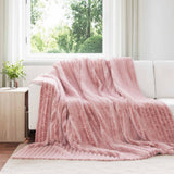 vidaXL Dekentje Beige 150 x 130 cm 0.45 kg Fleece