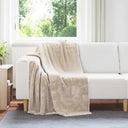 vidaXL plaid Beige 130 x 150 cm 1 kg Fleece