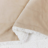 vidaXL plaid Beige 130 x 150 cm 1 kg Fleece