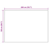 vidaXL plaid Beige 130 x 150 cm 1 kg Fleece