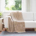 vidaXL plaid Beige 130 x 150 cm 1 kg Fleece