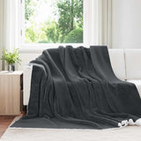 vidaXL plaid Beige 130 x 150 cm 1 kg Fleece