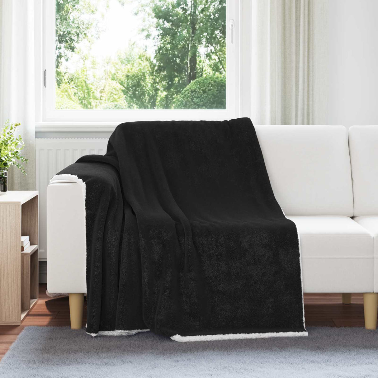 vidaXL plaid Beige 130 x 150 cm 1 kg Fleece