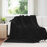 vidaXL plaid Beige 130 x 150 cm 1 kg Fleece