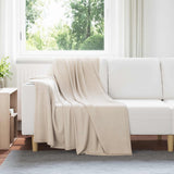 vidaXL throw Beige 170 x 130 cm 0.33 kg Fleece