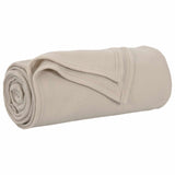 vidaXL throw Beige 170 x 130 cm 0.33 kg Fleece