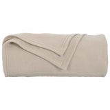 vidaXL throw Beige 170 x 130 cm 0.33 kg Fleece