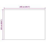 vidaXL throw Beige 170 x 130 cm 0.33 kg Fleece