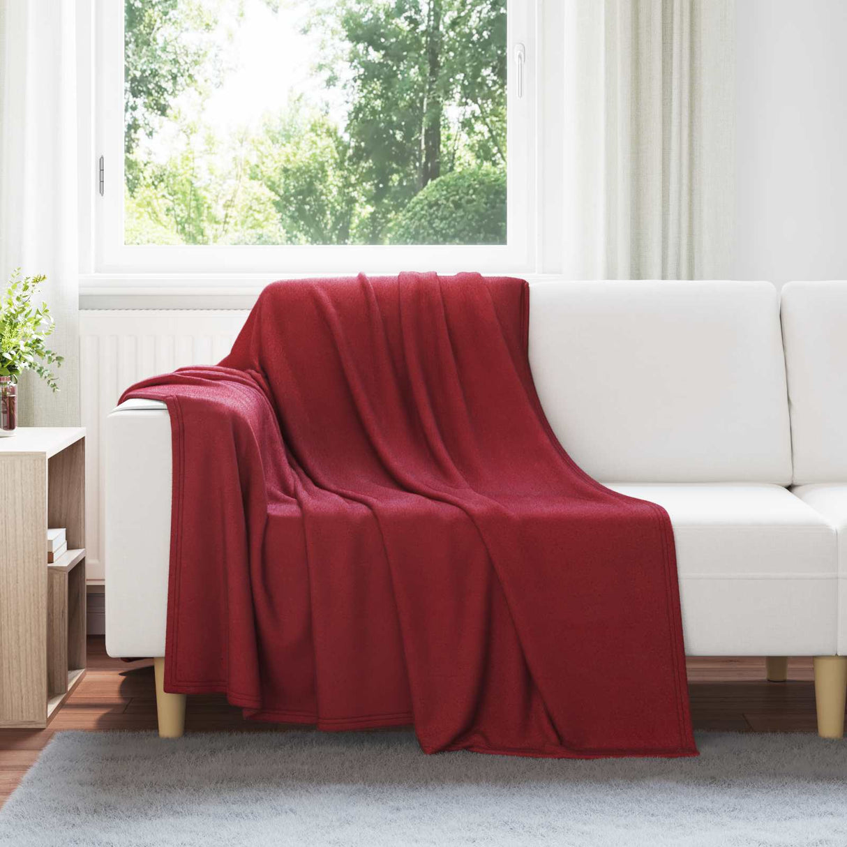 vidaXL throw Beige 170 x 130 cm 0.33 kg Fleece