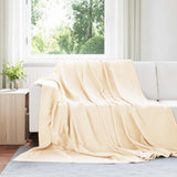 vidaXL throw Beige 170 x 130 cm 0.33 kg Fleece