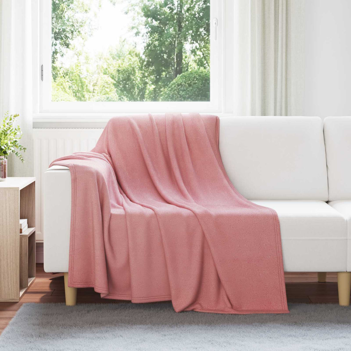 vidaXL throw Beige 170 x 130 cm 0.33 kg Fleece