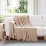 vidaXL throw Beige 170 x 130 cm 0.33 kg Fleece