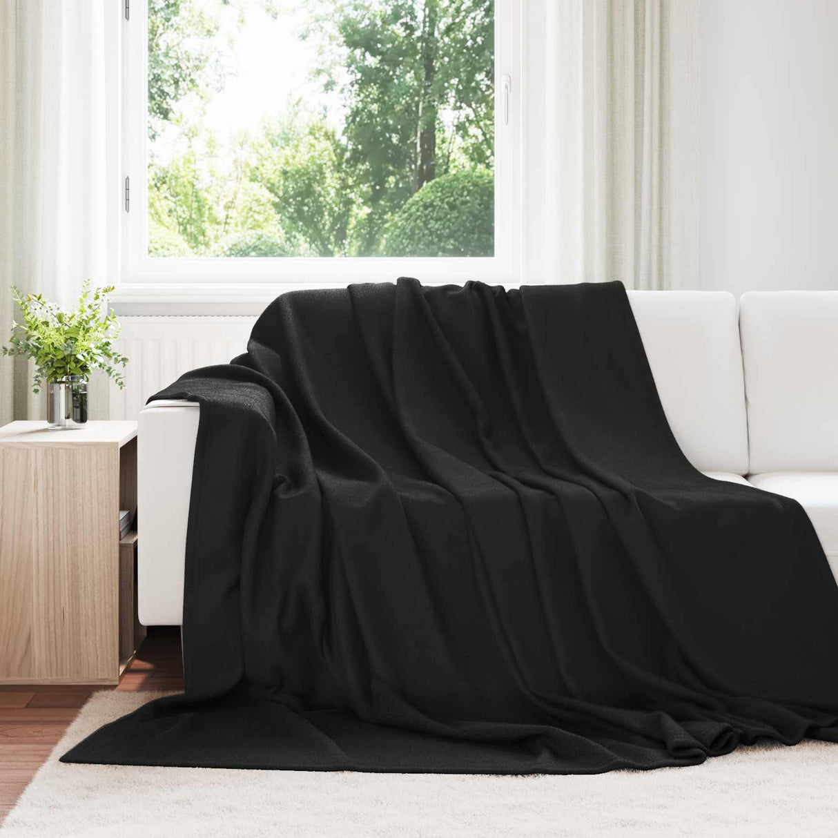 vidaXL throw Beige 170 x 130 cm 0.33 kg Fleece