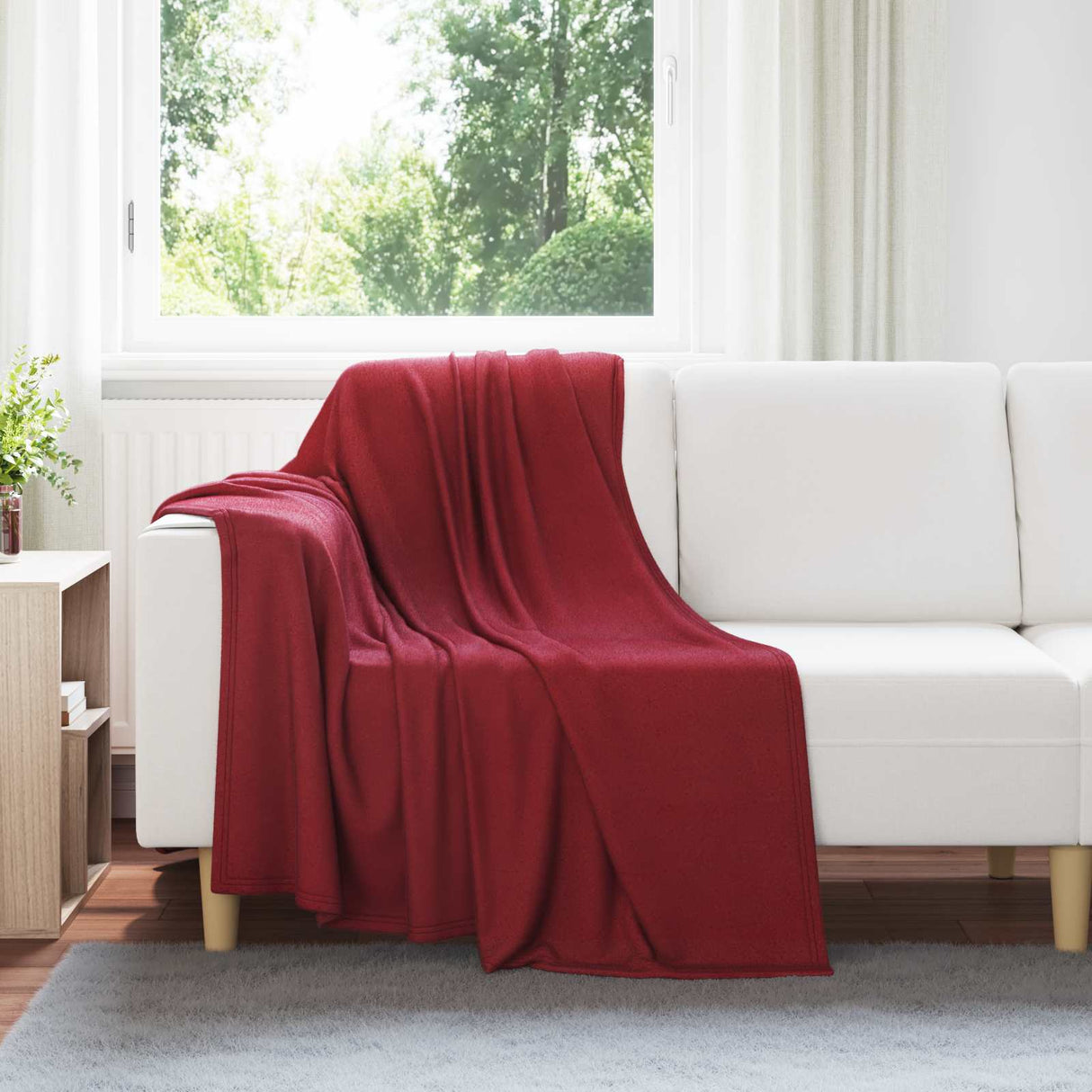 vidaXL throw Beige 170 x 130 cm 0.33 kg Fleece