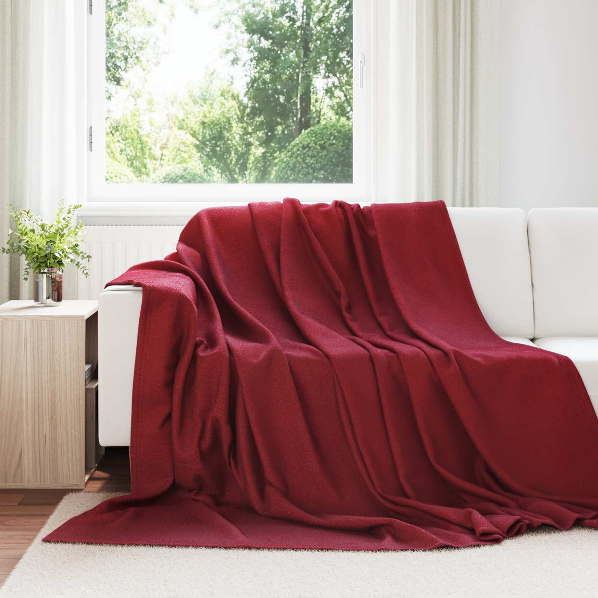 vidaXL throw Beige 170 x 130 cm 0.33 kg Fleece