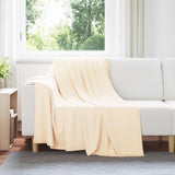 vidaXL throw Beige 170 x 130 cm 0.33 kg Fleece