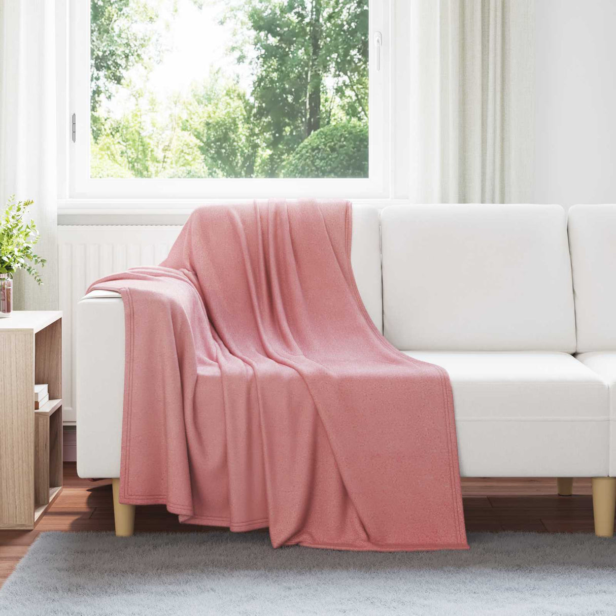 vidaXL throw Beige 170 x 130 cm 0.33 kg Fleece