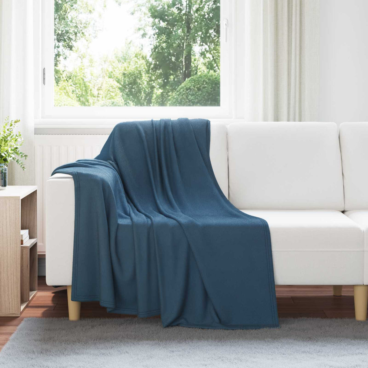 vidaXL throw Beige 170 x 130 cm 0.33 kg Fleece