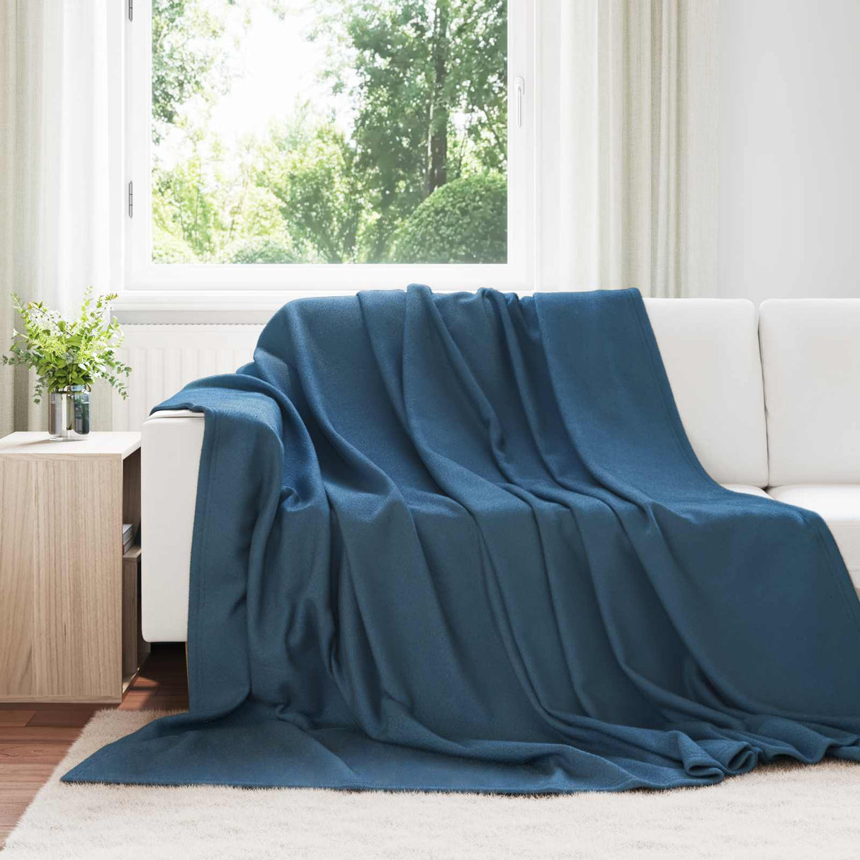 vidaXL throw Beige 170 x 130 cm 0.33 kg Fleece