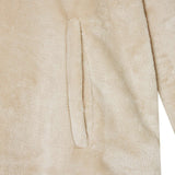 vidaXL Deken hoodie Beige S Flanel