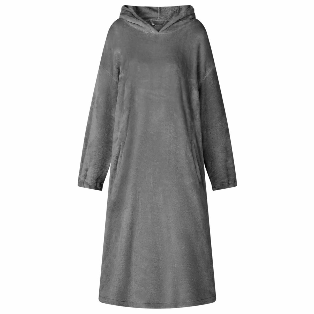 vidaXL Deken hoodie Beige S Flanel