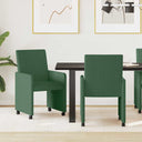 vidaXL Eetkamerstoelen met wielen 2 pcs Lichtgrijs 57 x 66 x 94 cm
