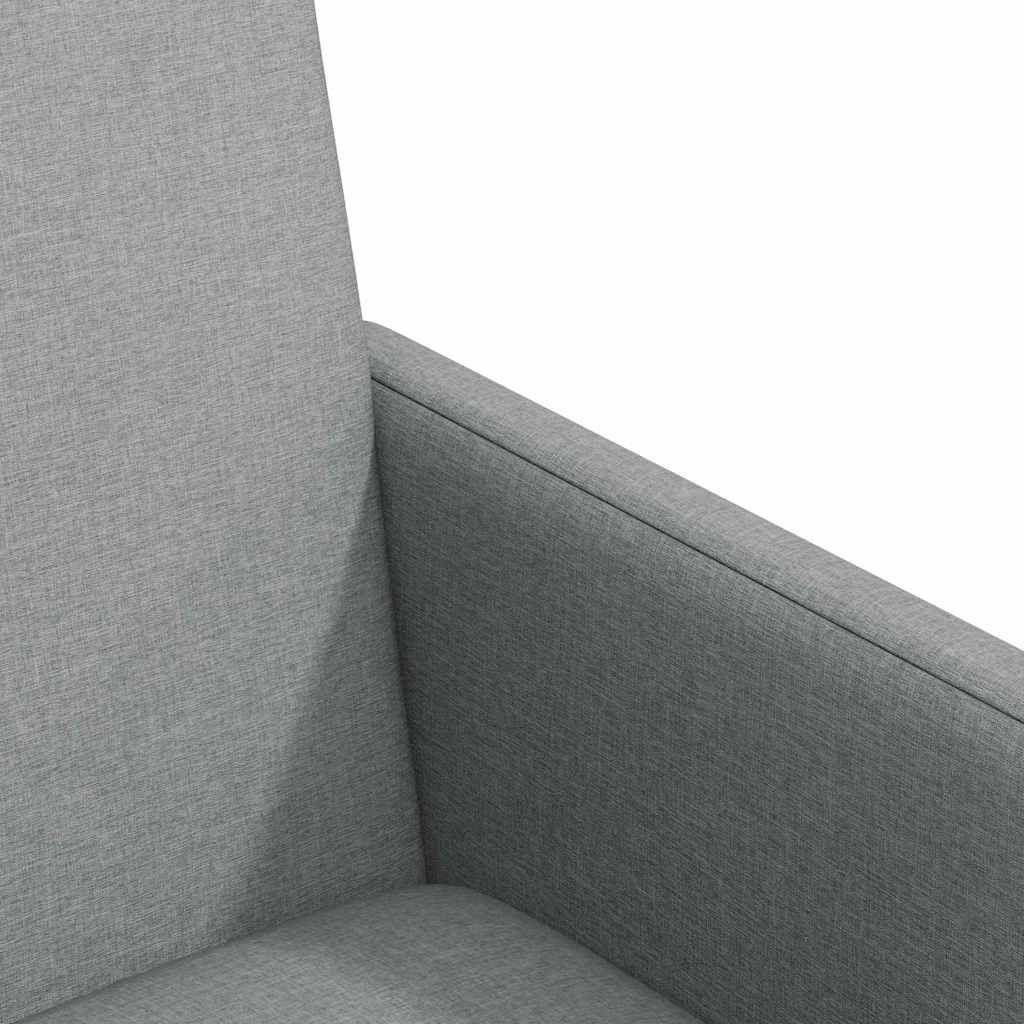 vidaXL Dining Chairs with Wheels 2 pcs Light Grey 57 x 66 x 94 cm