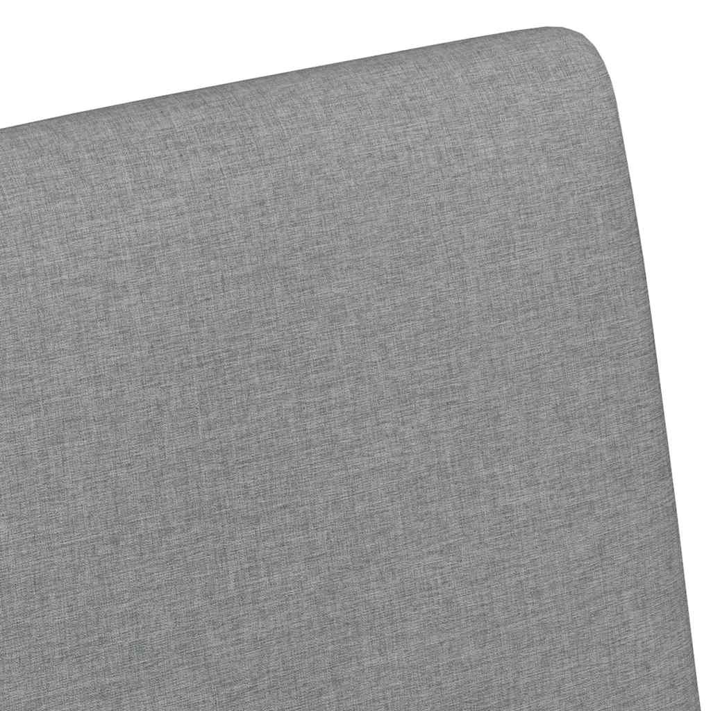 vidaXL Dining Chairs with Wheels 2 pcs Light Grey 57 x 66 x 94 cm
